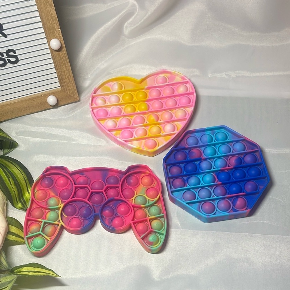 Colorful Pop It Fidget Toy Set